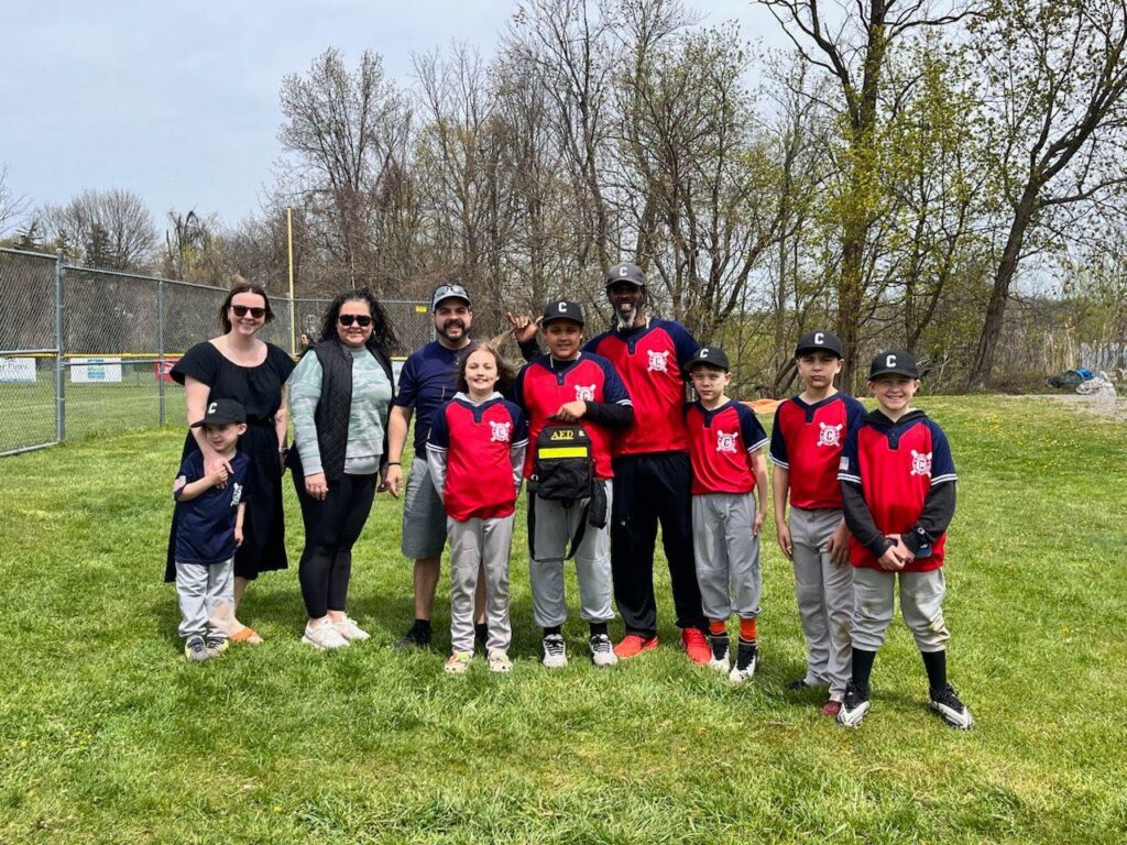 AED Device donation to softball team